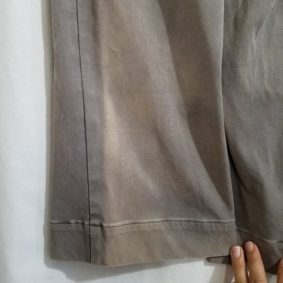 👖 SPANX Women’s Stretch Twill Pull-On Cropped Wide Leg Pants – Size L – Pre-Own - Picture 10 of 15